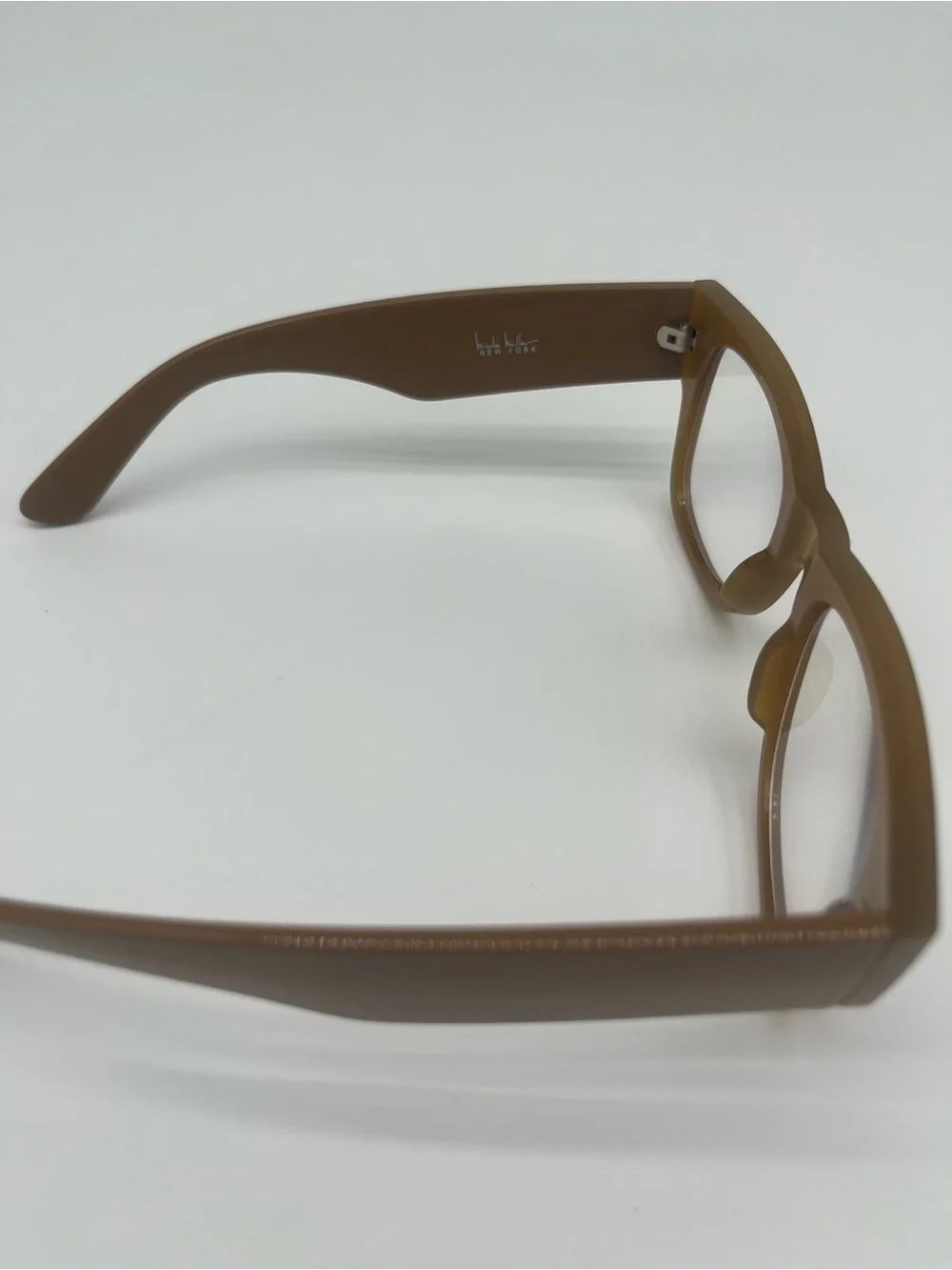 Classic Brown Rectangular Reading Glasses